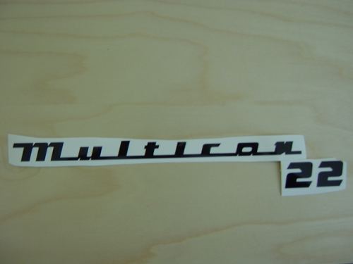 Schriftzug Multicar M22