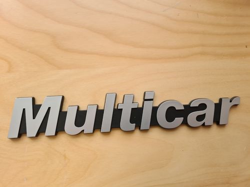 Schriftzug " Multicar "